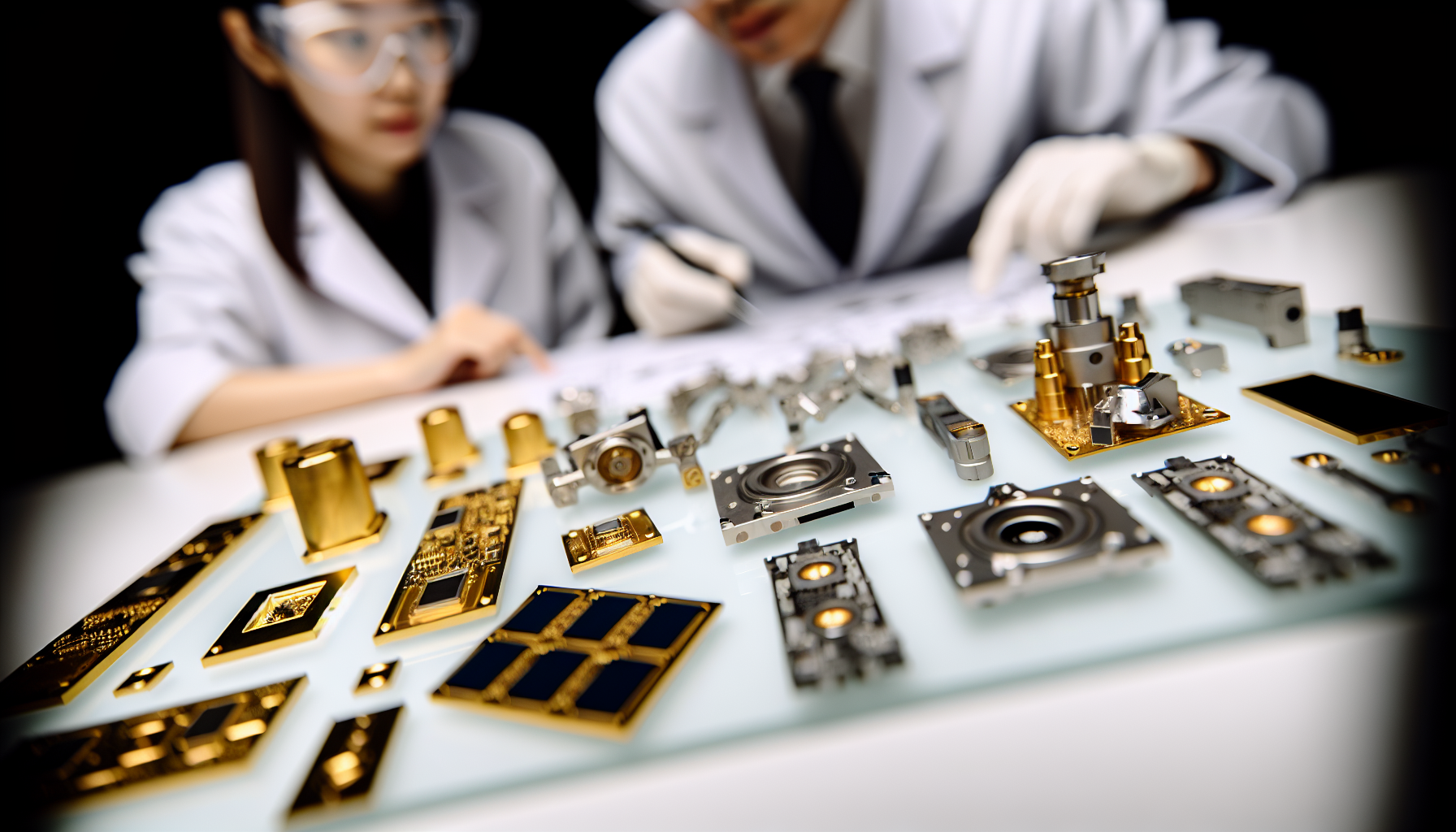 Gold in technological applications