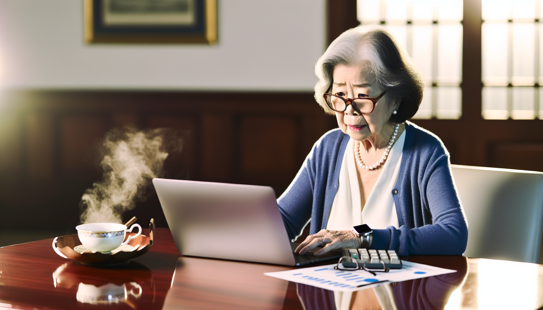 Retiree reviewing IRA contribution limits