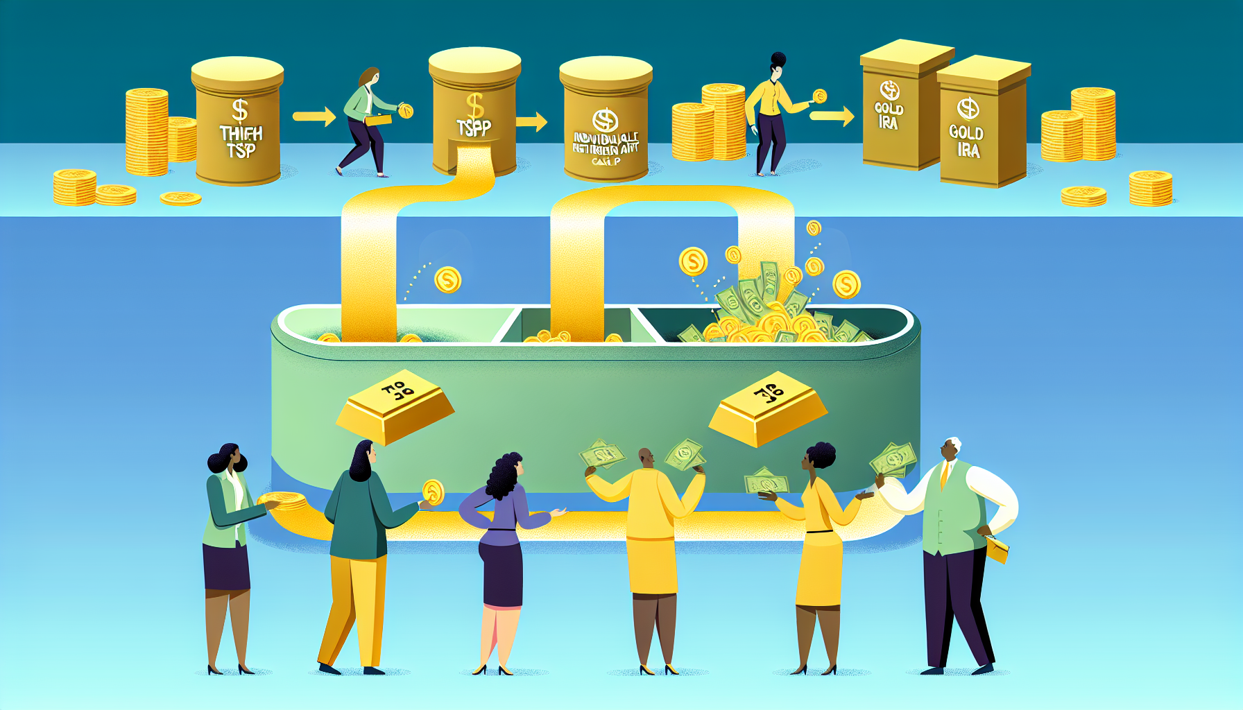 Transitioning from TSP Funds to a Gold IRA