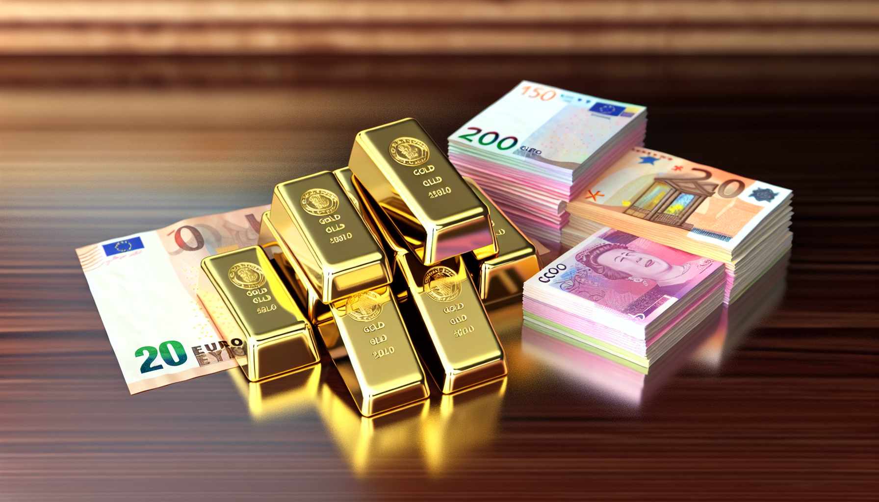 Gold bullion and money supply