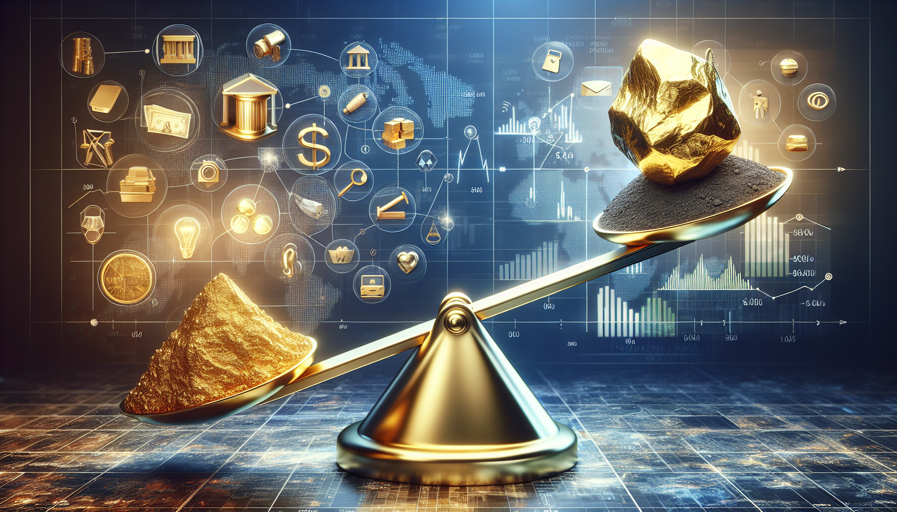 An illustration representing supply and demand dynamics