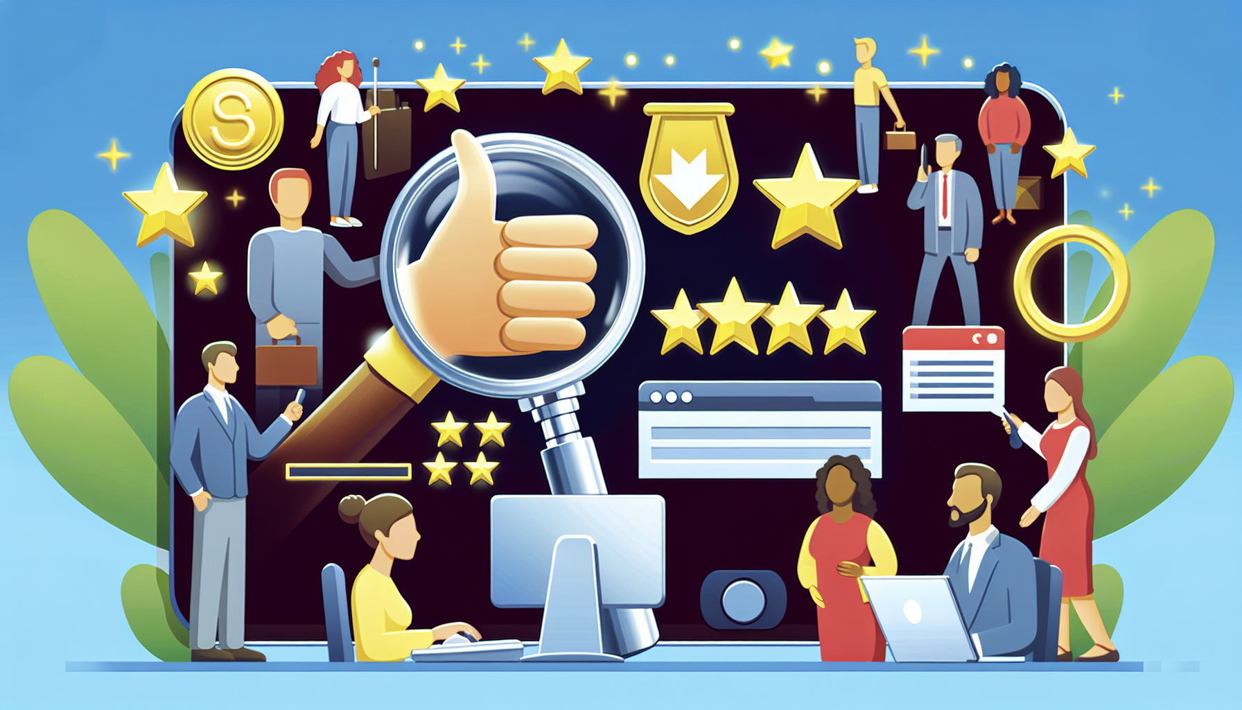 Assessing customer service and reputation