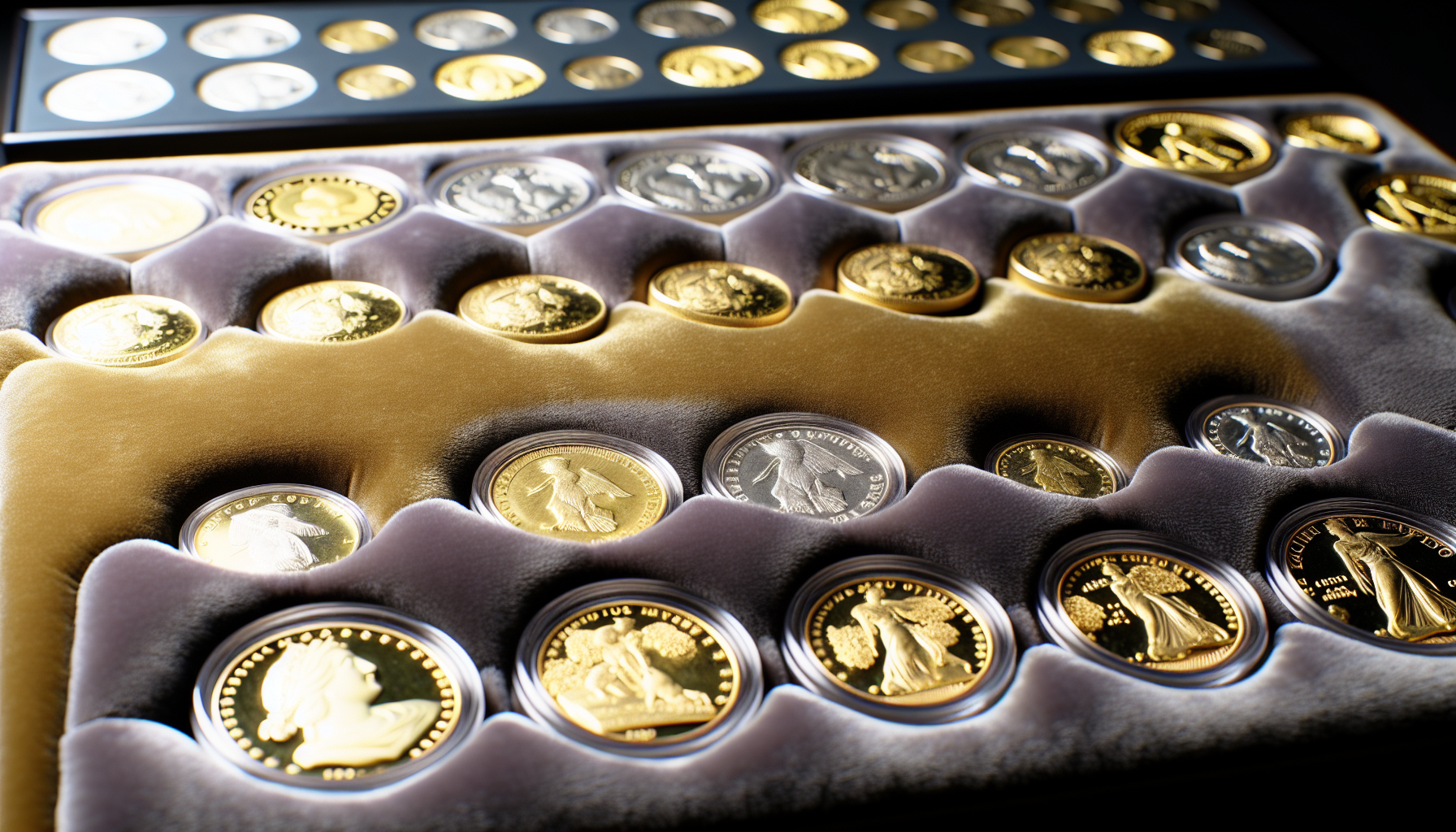A diverse selection of rare coins and gold bullion at Austin Rare Coins & Bullion