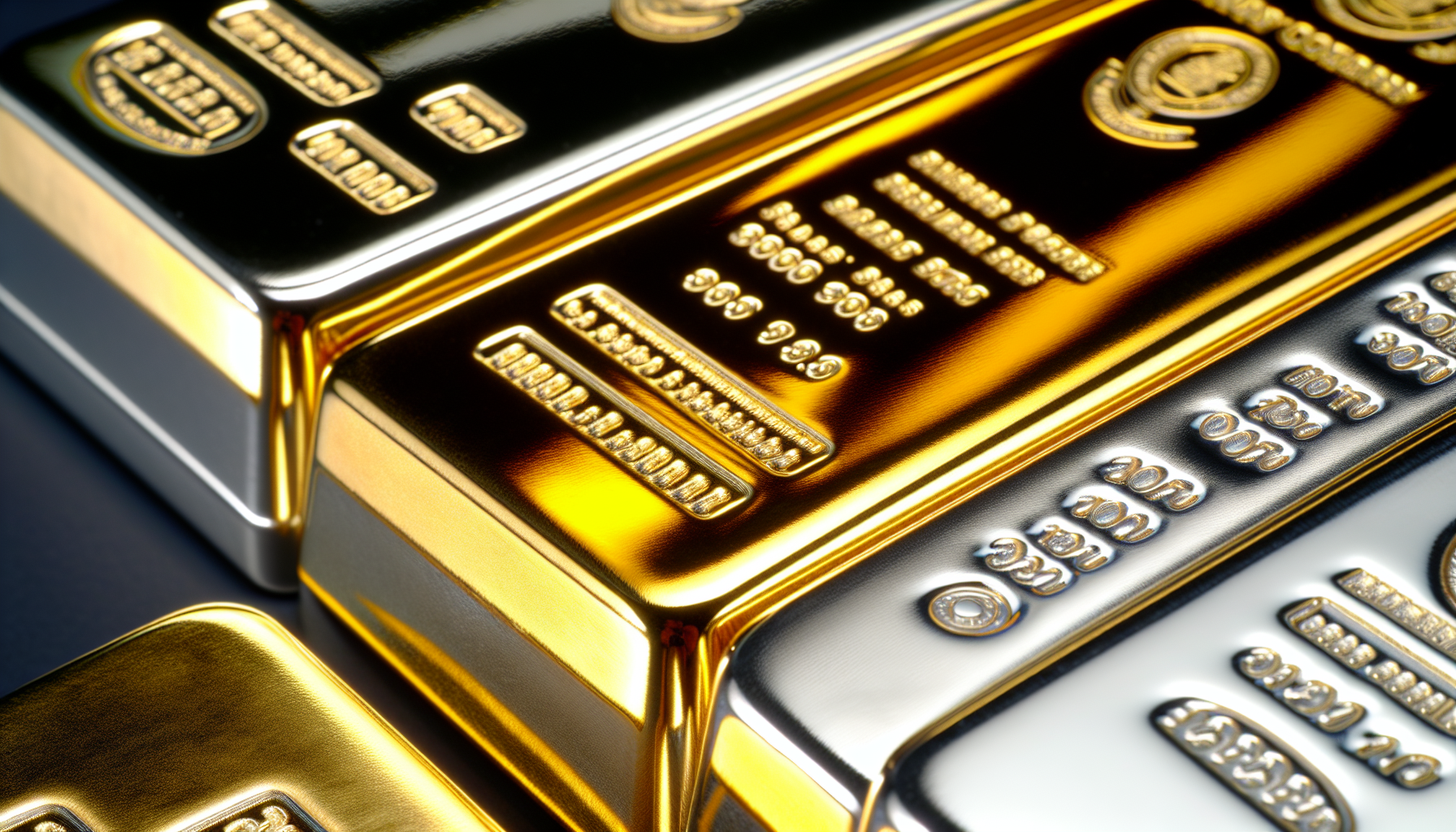 Investment-grade gold and silver bullion bars at Austin Rare Coins