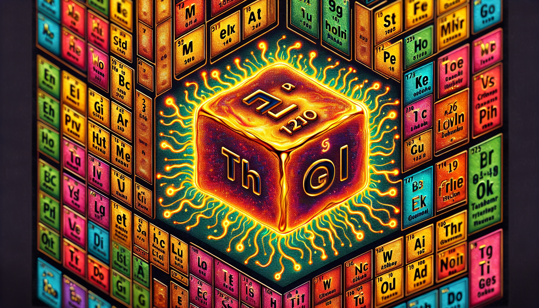 Gold on the periodic table